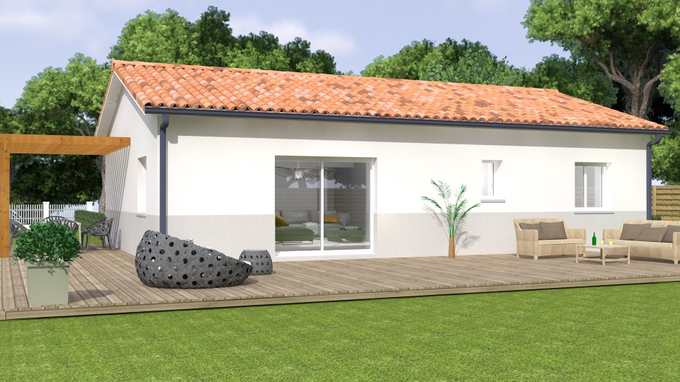 maison de 91m2 à Laluque (40465)