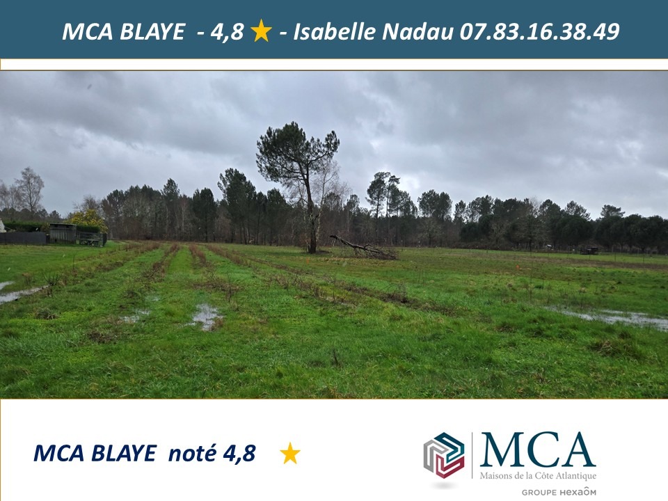 Superbe terrain en vente à Saint-Savin (33920)