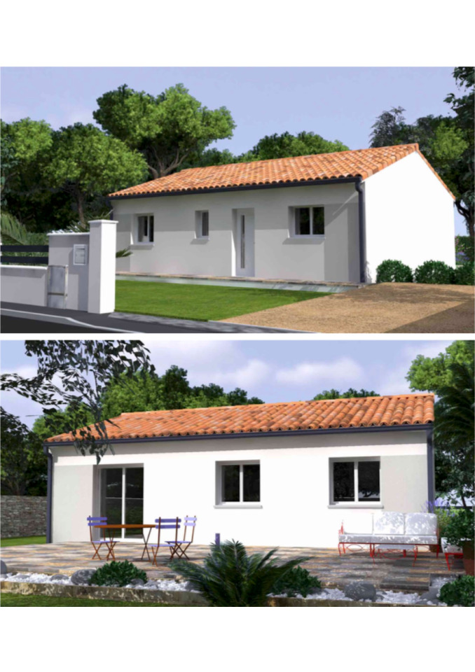 Très belle maison à construire de 70m2 à Balanzac (17600)