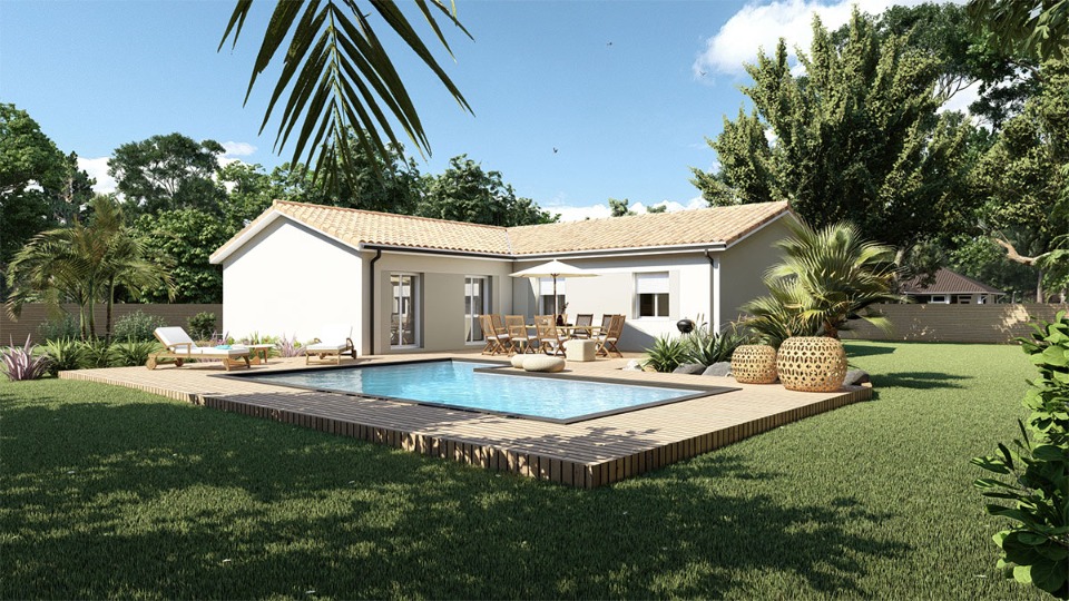 maison individuelle de 100m2 en vente à Mios (33380)