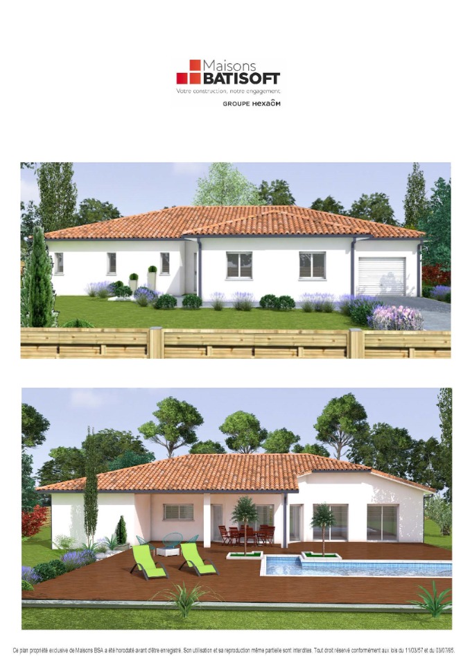 maison à construire disponible à Le Teich