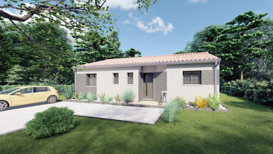 maison à vendre de 84m2 en vente à Laugnac (47360)