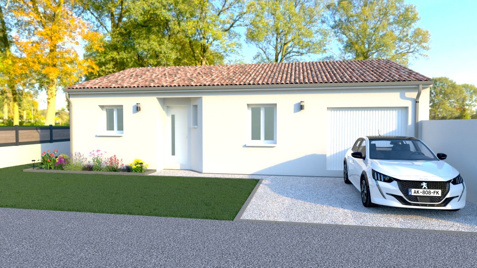Offre de maison à construire de 90m2 disponible à Bouhet