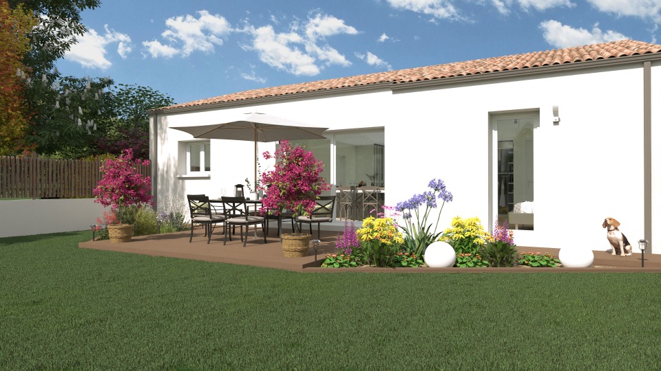 Sublime maison à construire de 100m2 en vente à Le Thou