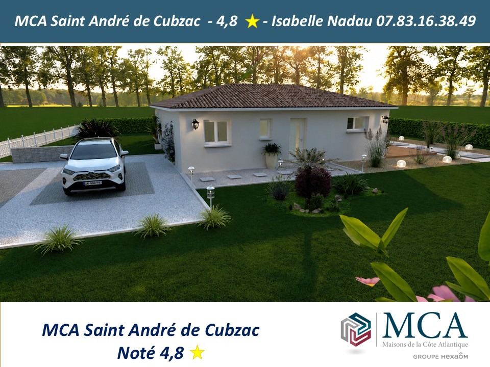 Belle maison à construire à Saint-André-de-Cubzac (33240)