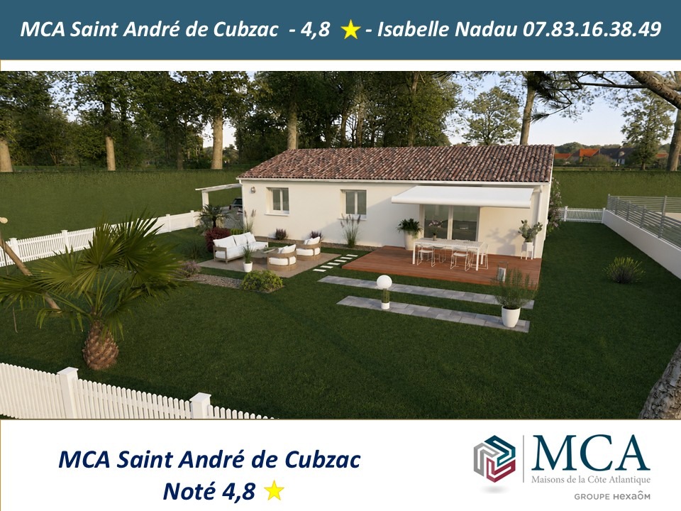 Jolie maison individuelle de 80m2 disponible à Saint-André-de-Cubzac (33240)