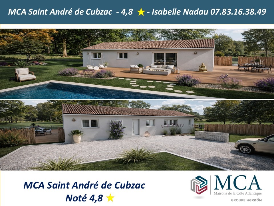 maison à construire disponible à Saint-Savin (33920)