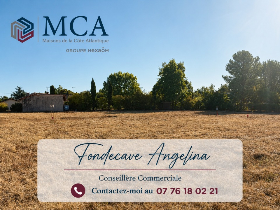 terrain constructible viabilisé de 600m2 en vente à Beaupuy (47200)