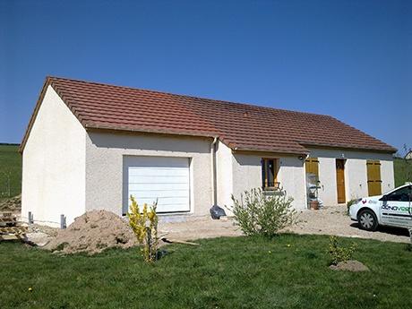 Aménagement Garage et création d'une extension de 41 m² à Charmoy (71750)