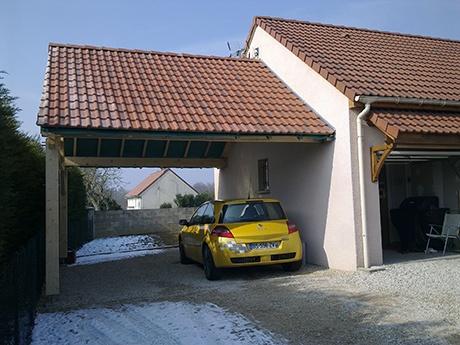 Construction d'un abri de voiture à Broin (21250)
