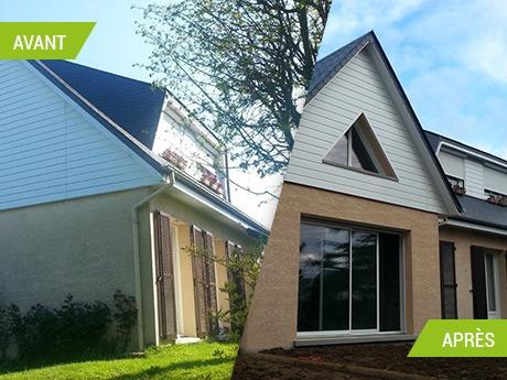 Extension d'habitation : Création d'un séjour avec mezzanine et sous-sol