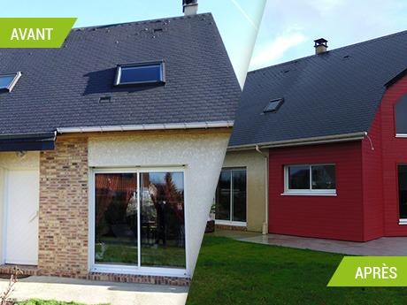 Extension sur deux niveaux : une suite parentale, cuisine, salon