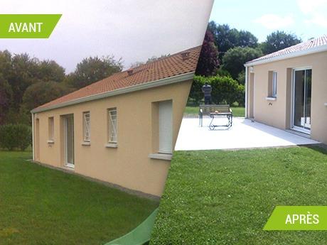 Réalisation d'une terrasse en béton à Chaptelat (87270)
