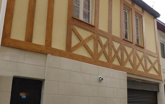 Réfection d'une façade à Rouen (76)