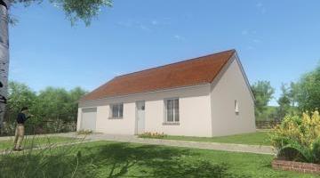 Vue MAISON DE PLAIN PIED - 66 A 76 M2 - CREUSE - ACACIA 4 AG VARIANTE