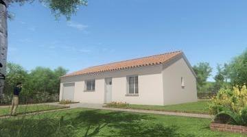 Vue MAISON DE PLAIN PIED - 66 M 2 - HAUTE-VIENNE - ACACIA 4 AG VARIANTE