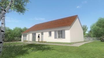 Vue MAISON PLAIN PIED - 85 M 2 - CREUSE - STAR 5 BIS