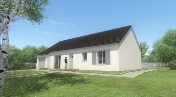 Vue MAISON PLAIN PIED - 85 M 2 - CORRÈZE - LOT -DORDOGNE- STAR 5 BIS