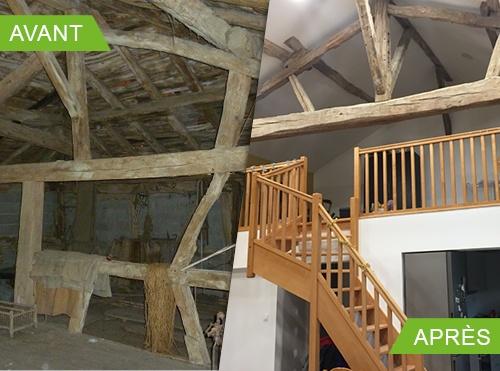 Rénovation d’une ferme Bressane.