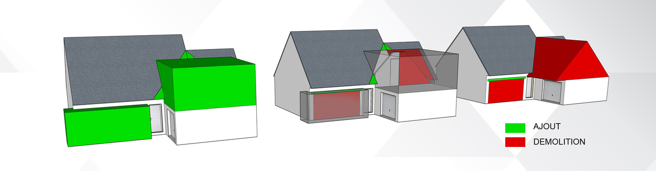 Exemple d'extension de maison