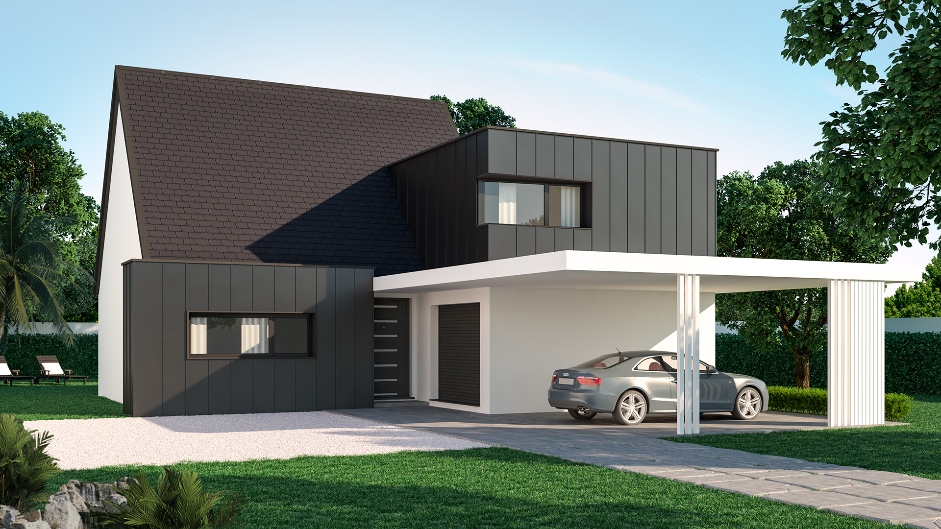 Exemple d'extension de maison