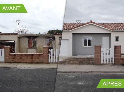 Reconstruction d'une maison à Albi 81